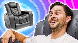 This chair costs MORE than your TV!!! - Valencia Tuscany Theater Chair