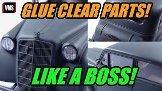 Glue model clear parts like a boss - VMS Transpa FIX tutorial