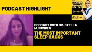 Dr. Stella Iacovides' most important sleep hacks.