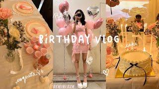 BIRTHDAY VLOG : HOSTING A PARTY, AESTHETIC DIY DECOR, PINTEREST BIRTHDAY, GEMINI SEASON   