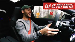 Driving My CLA 45 AMG 2020 On Backroads (POV, Revs, Launches and Pure Exhaust Sounds)