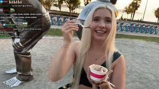 Jon Zherka IRL Ice Cream with Jenna