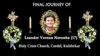 Final Journey of Leander Vernon Noronha (17)│ Holy Cross Church, Cordel, Kulshekar