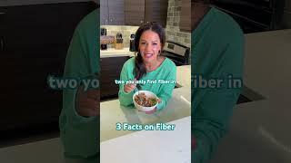 3 Facts on Fiber  #eatmoreplants #fiber #protein #dietitian #weightloss #plantbased #healthspan