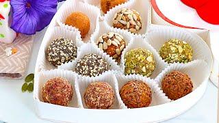 6 healthy sweets - without sugar. Ideal for losing weight. Box of sweets for loved ones