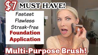 $7 MUST HAVE! Fastest ~ Flawless ~ Streakfree ~ Foundation Application! -  Multi-Purpose Brush!