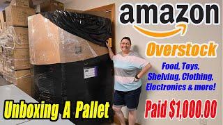 Unboxing a $1,000.00 Pallet of Amazon Overstock From Discontinued 3rd party Resellers