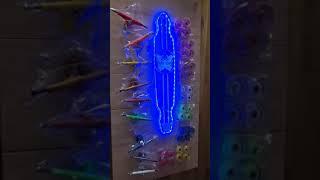 Ghost Longboard @vattui.com Butterfly Clear Led Light Up Acrylic โกสลองบอร์ดไฟอคิลิคใสผีเสื้อ