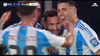 Hat- trick de Lionel messi con argentina vs bolivia 6-0 #higthlights