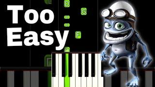 Crazy Frog - Axel F | EASY Piano Tutorial #Shorts