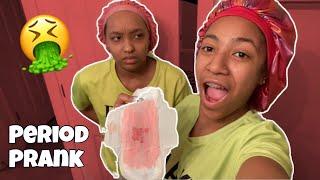 PERIOD PRANK ON MY SISTER  | Asia Nicole