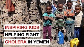 These little kids are helping their families, as Yemen hits one million cholera cases