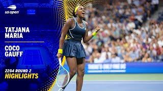 Tatjana Maria vs. Coco Gauff Highlights | 2024 US Open Round 2