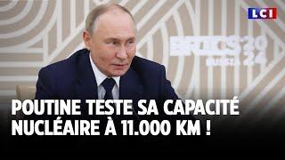 Poutine teste sa capacité nucléaire à 11.000 km !