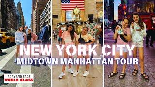 Midtown Manhattan Tour! UN Headquarters, Grand Central, Macys, & More!|RoryandSage WorldClass Ep.111