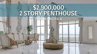 Touring this $2,900,000 2 Story Luxurious Penthouse in Punta Pacifica