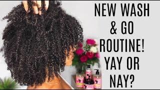 WASH & GO FIRST IMPRESSIONS! Ft Camille Rose Naturals | Natural Hair | AbbieCurls