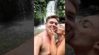 Beautiful hidden waterfall in Bali  #travelvlog #travel #bali