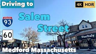 Storrow Drive, Boston to Salem Street, Medford Massachusetts.