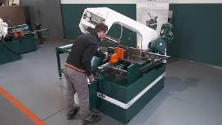 [톱기계추천]  BANDSAW CARIF 450 BSA / 유압식 자동 밴드쏘 톱 기계 / 깔끔하고 정확한 각도 절단 / 유림싸이겐