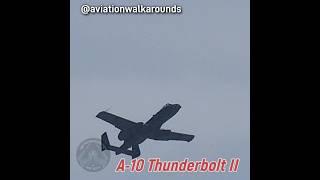 A-10 Thunderbolt II Demonstrating its Brrrrrt Capabilities #aviation #military #usaf