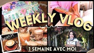 WEEKLY VLOG: UNE SEMAINE AVEC MOI  Boulot, shopping décos de Noël, coiffeur, massage...let's go! 