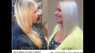 How to get Blonde Hair to WHITE Blonde Hair Tutorial | IT WORKS | Part 1