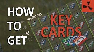 How to get KEY CARDS (GREEN, BLUE & RED) in RUST | Rust Guide