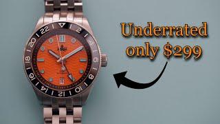 Affordable Automatic GMT for $299 - Phoibos Wave Master GMT 200m Seiko NH34 Automatic Dive Watch