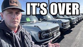 Dealers just SIGNALED the Car Market Collapse! Nobody is Buying Anything!