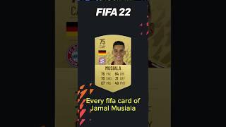 Every fifa card of Jamal Musiala from fifa22-24#shorts #football #fifa #fut #fc24 #Musiala #Bayern