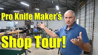 Knife Making Shop Tour - It's Amazing!