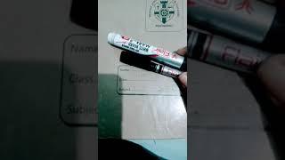 remove permanent marker from book cover #1