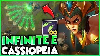 MACHINE GUN CASSIOPEIA BUILD IS BROKEN (45% CDR SPELL SPAM) - League of Legends