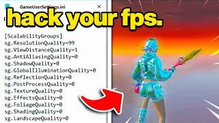 The BEST Fortnite Game User Settings  (FPS BOOST CONFIG!)