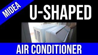 MIDEA U SHAPED AIR CONDITIONER:  UNBOX, BUILD & REVIEW:  how does a u-shaped design affect it?