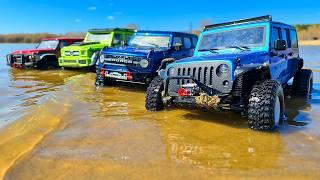 RC Car Sand Storm!  Jeep, Patrol, G63 6x6 & Bronco Conquer the Dunes! 