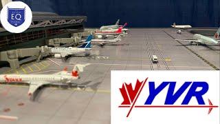 New 2006 Retro Vancouver YVR Gemini Jets 1400 Scale Model Airport Update