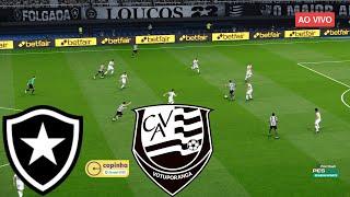 Botafogo x Votuporanguense • Copa SP de Futebol Júnior • Ao Vivo com Imagens • GAMEPLAY PES 21