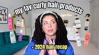 My favourite curly hair products & 2024 hair recap