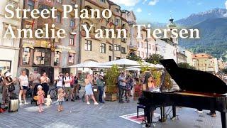 Yann Tiersen's "comptine D'un Autre Été" Street Piano Performance | YUKI PIANO