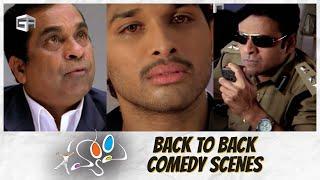 Happy Telugu Movie | Back to Back Comedy Scenes | Allu Arjun, Genelia, Manoj Bajpayee | Karunakaran