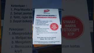 Lowongan Kerja!!! Dibutuhkan Segera Borongan Produksi Silahkan Hubungi Secepatnya!! #lowongankerja