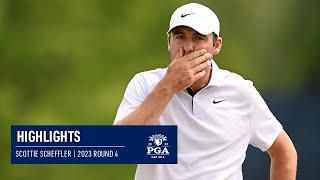 Scottie Scheffler Cards 5-Under 65 | Round 4 | 2023 PGA Championship