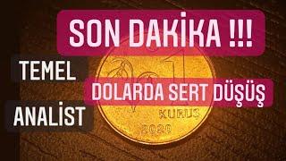 DOLARDA SERT DÜŞÜŞ