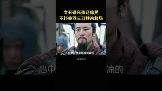 文丑碾压张辽徐晃，不料关羽三刀秒杀救场名场面