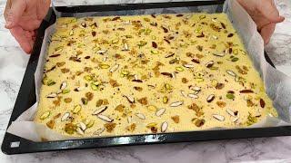 Traditional Afghan Sheet Cake for Eid  کیک مجلسی خوشبو وخوش ذایقه  به روز های عید