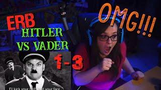 HOLY COW the BARS!!  ERB - Darth Vader vs Hitler 1-3 REACTION!!