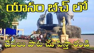 యానం బీచ్ లో_చేపలు పాట చూపిస్తా రండి, Yanam chepala pata, yanam fish market