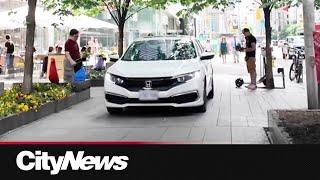 Man caught driving on Toronto sidewalk